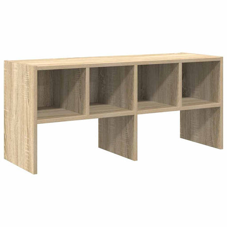 VidaXL Schuhregal stapelbar 89,5x30x40 cm Sonoma-Eiche-farbig