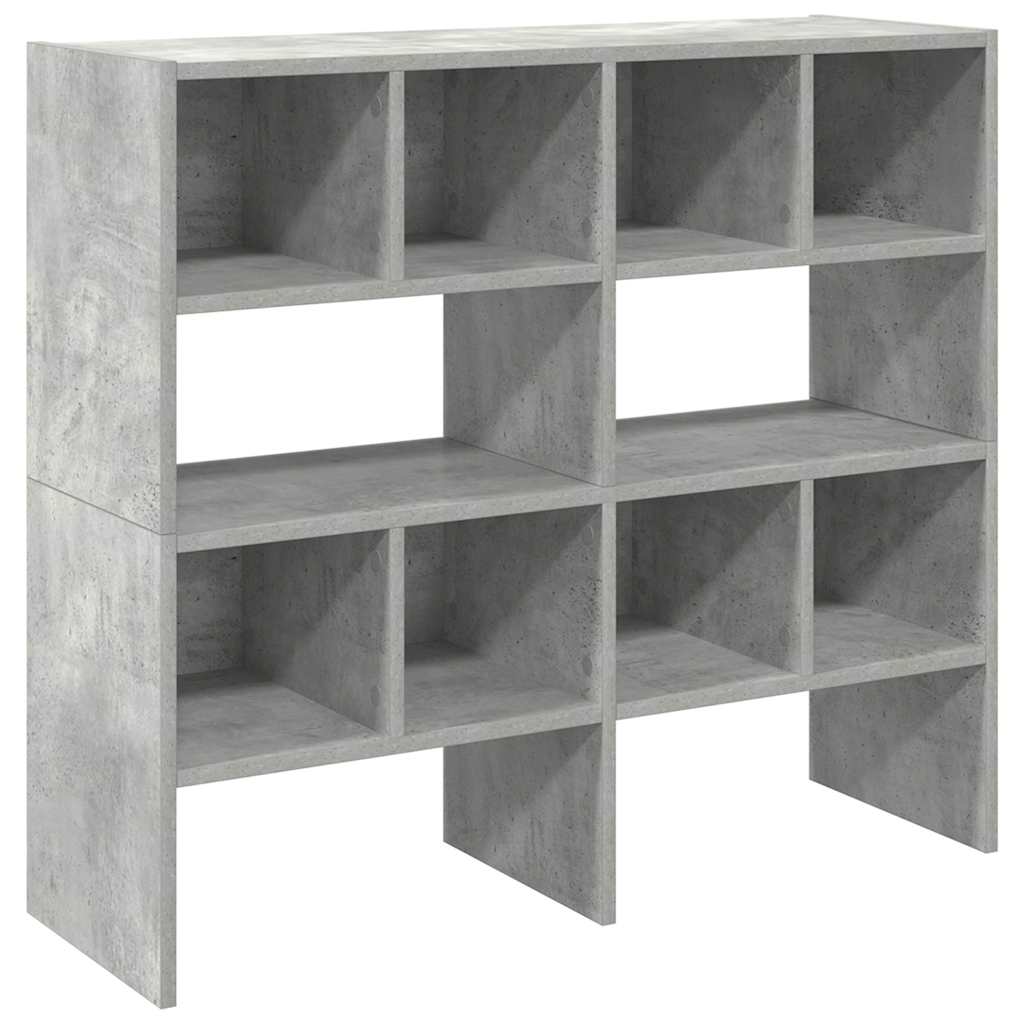 Vidaxx Schuhregale 2 Stück stapelbar 89,5x30x40 cm betongrau