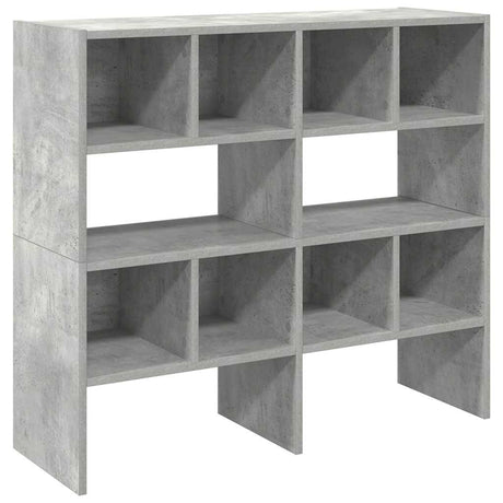 Vidaxx Schuhregale 2 Stück stapelbar 89,5x30x40 cm betongrau