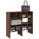VidaXL Schuhregale 2 Stück stapelbar 89,5x30x40 cm braune Eichenfarbe