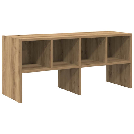 VidaXL Schuhregal stapelbar 89,5x30x40 cm handwerklich eichenfarben