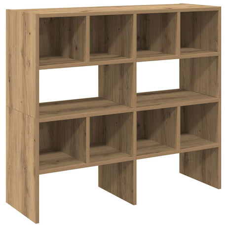 Vidaxx Schuhregale 2 Stück stapelbar 89,5x30x40 cm handwerkliche Eiche