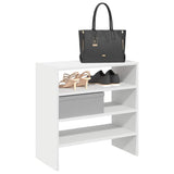 VidaXL Schuhregale 2 Stück stapelbar 60x30x30,5 cm weiß