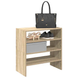 VidaXL Schuhregale 2 Stück stapelbar 60x30x30,5 cm Farbe Sonoma-Eiche
