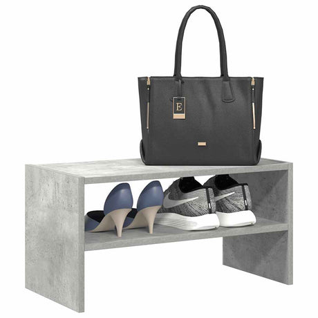 Vidaxx Schuhregal stapelbar 60x30x30,5 cm betongrau
