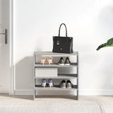 Vidaxx Schuhregale 2 Stück stapelbar 60x30x30,5 cm betongrau