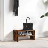 VidaXL Schuhregal stapelbar 60x30x30,5 cm Räuchereiche