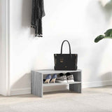 Vidaxx Schuhregal stapelbar 60x30x30,5 cm graue Sonoma-Eiche