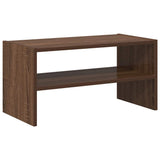VidaXL Schuhregal stapelbar 60x30x30,5 cm braune Eichenfarbe
