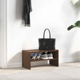 VidaXL Schuhregal stapelbar 60x30x30,5 cm braune Eichenfarbe