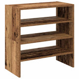 Vidaxx Schuhregale 2 Stk. stapelbar 60x30x30,5 cm altholzfarben