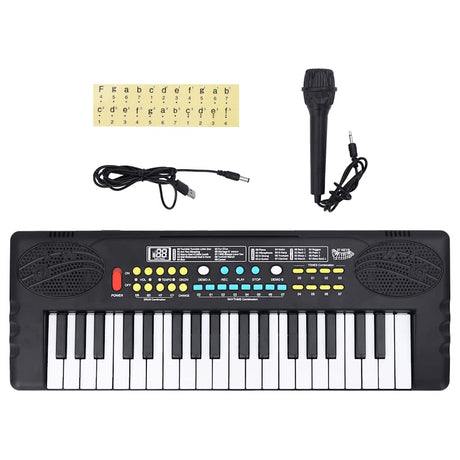 Vidaxxl Klavier-E-Keyboard mit 37 Tasten und Mikrofon