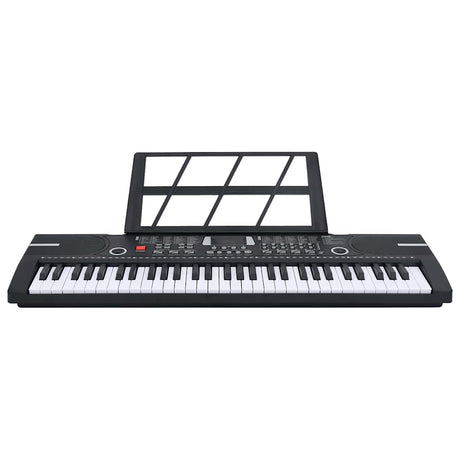 Vidaxxl 61-Tasten-Piano-Elektrotastatur mit Notenständer