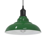 Vidaxl hanglamp in hoogte verstelbaar e27 ø31 cm metaal glanzend groen