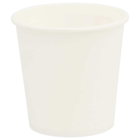 VidaXL Papierkaffeetassen 1000 Stück 4oz 100 ml weiß