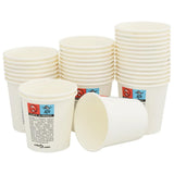 VidaXL Papierkaffeetassen 1000 Stück 4oz 100 ml weiß