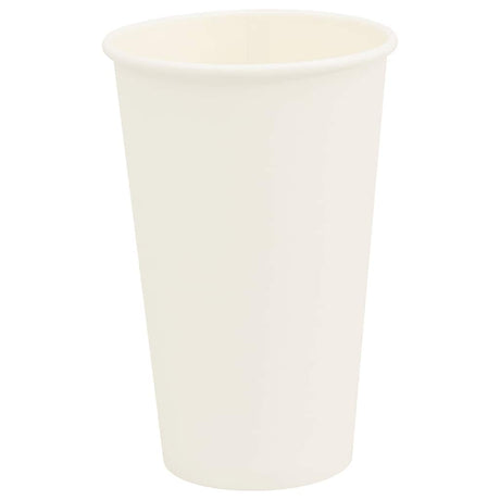 VidaXL Papierkaffeetassen 1000 Stück 16oz 400 ml weiß