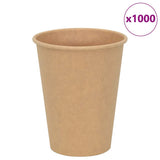 VidaXL Papierkaffeetassen 1000 Stück 12oz 300 ml braun