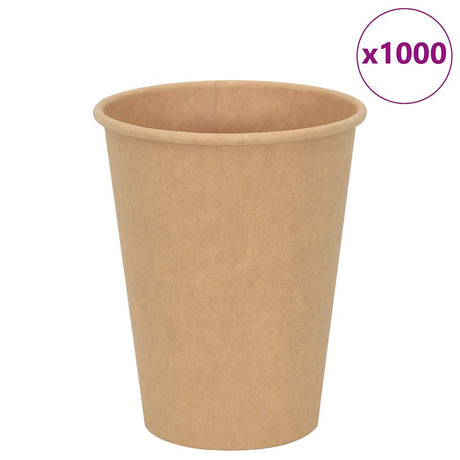 VidaXL Papierkaffeetassen 1000 Stück 12oz 300 ml braun