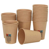 VidaXL Papierkaffeetassen 1000 Stück 12oz 300 ml braun