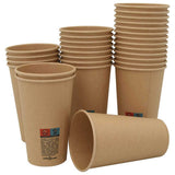 VidaXL Papierkaffeetassen 1000 Stück 16oz 400 ml braun