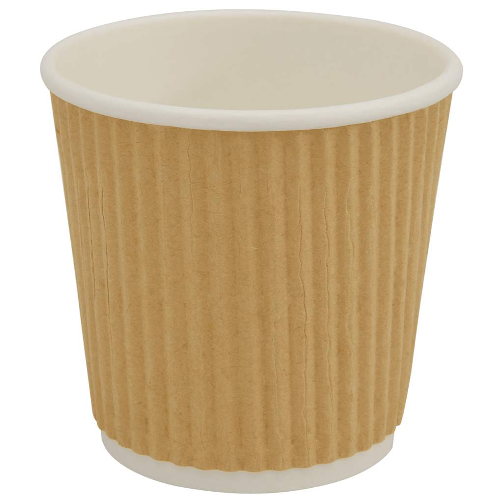 VidaXL Papierkaffeetassen 1000 Stück 4oz 100 ml braun
