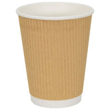 VidaXL Papierkaffeetassen 500 Stück 12oz 300 ml braun