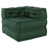 Vidaxl modulaire bankstel 70x70x54 stof groen
