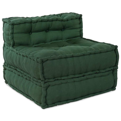 Vidaxl modulaire bankstel 70x70x54 stof groen