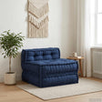 Vidaxl modulair sofabet stof indigo 70 x 70 x 56 cm