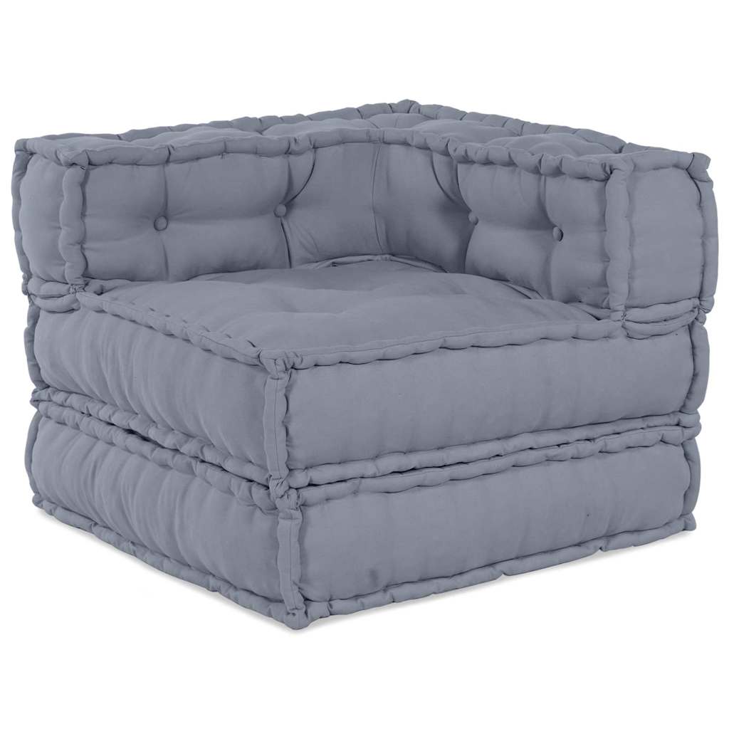Vidaxl modulair sofabet stof grijs 70 x 70 x 56 cm