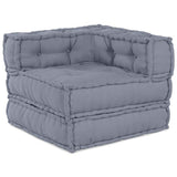 Vidaxl modulair sofabet stof grijs 70 x 70 x 56 cm