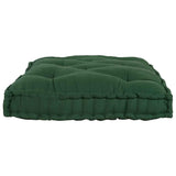 Vidaxl pallet sofa kussen groen 120 x 80 x 12 cm stof