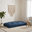 Vidaxl pallet sofa kussen indigo 120 x 80 x 12 cm stof