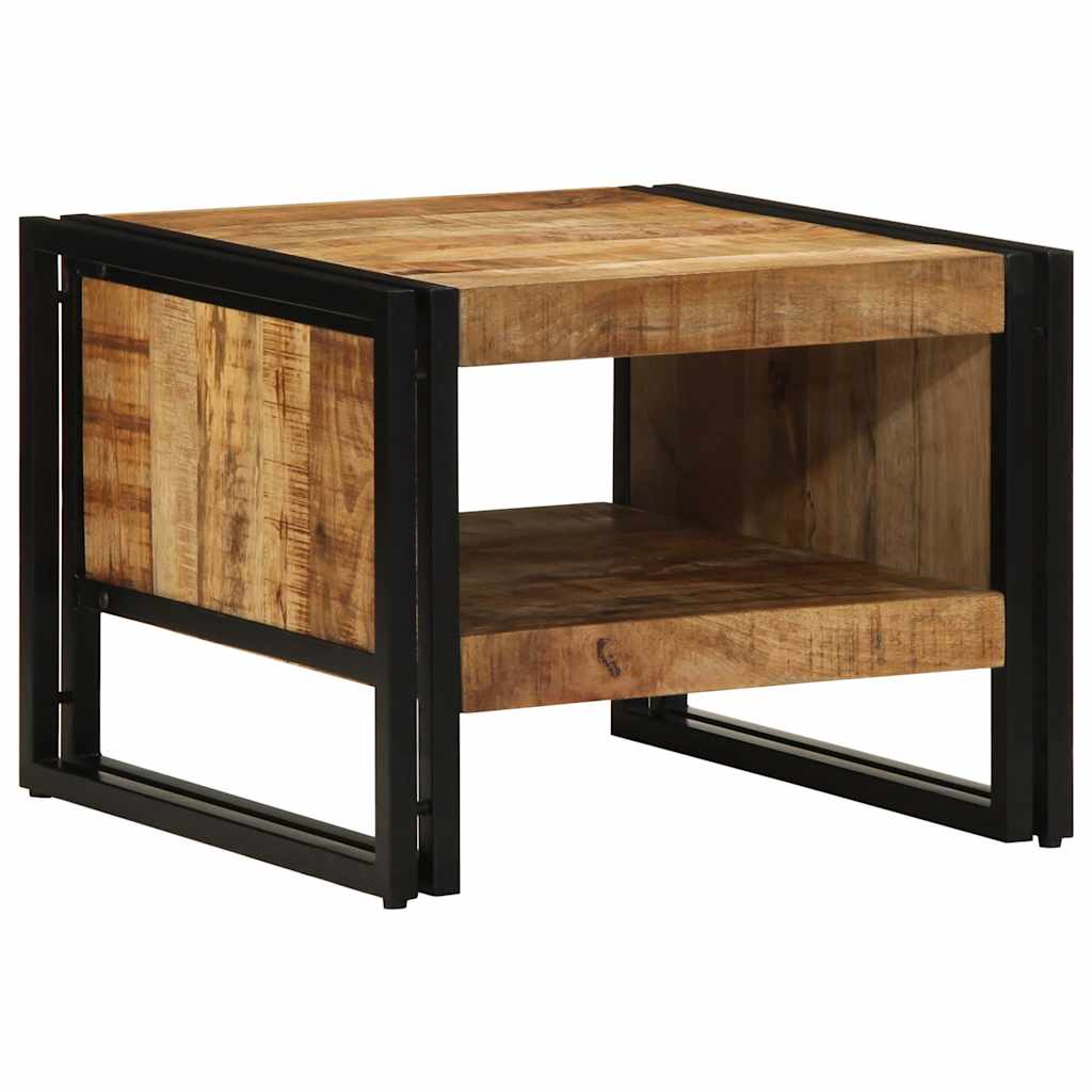 Vidaxl salontafel 50x50x38 cm massief ruw hout mango
