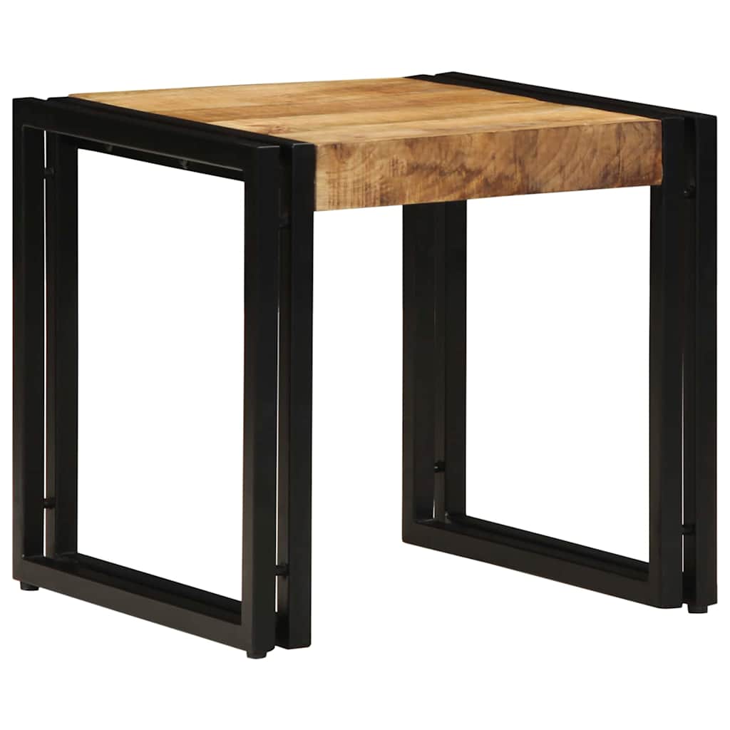 Vidaxl salontafel bruin 40 x 40 x 38 cm massief mango hout