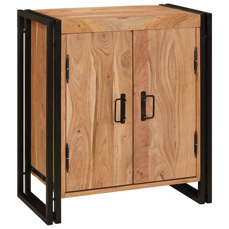 Vidaxl nachtkastje bruin 66 x 35 x 76 cm massief acaciahout