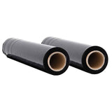 Vidaxl stretchfilm 2 st 20 μm 50 cm x 150 m zwart