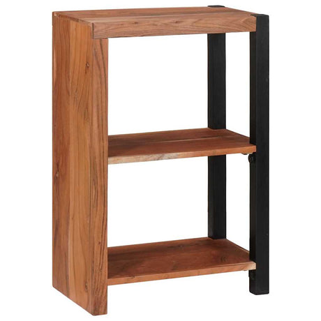 Vidaxl boekenkast bruin 50 x 30 x 75 cm massief acaciahout