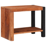 Vidaxl boekenkast bruin 50 x 30 x 40 cm massief acaciahout