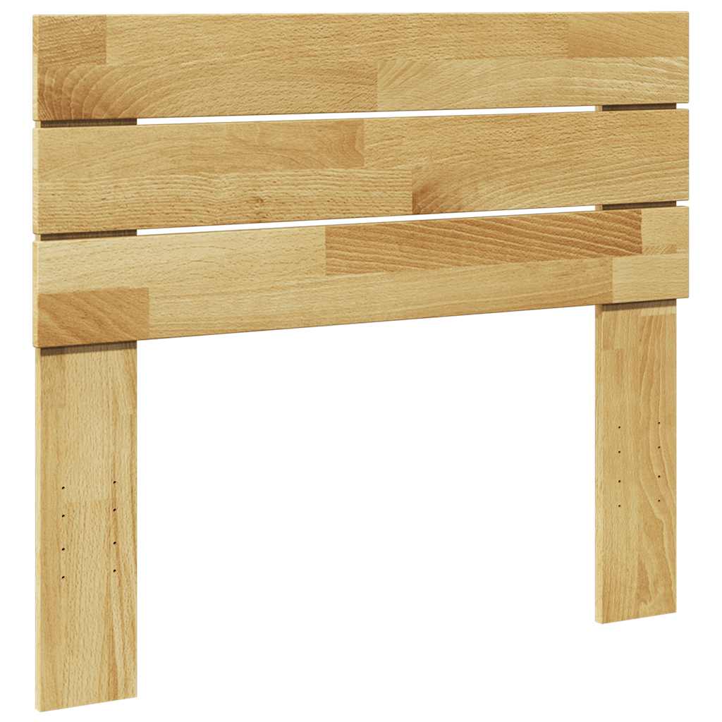 Vidaxl hoofdbord 80 cm massief hout eiken