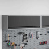 Vidaxl gereedschapskast zwart en grijs 100 x 25 x 35 cm staal