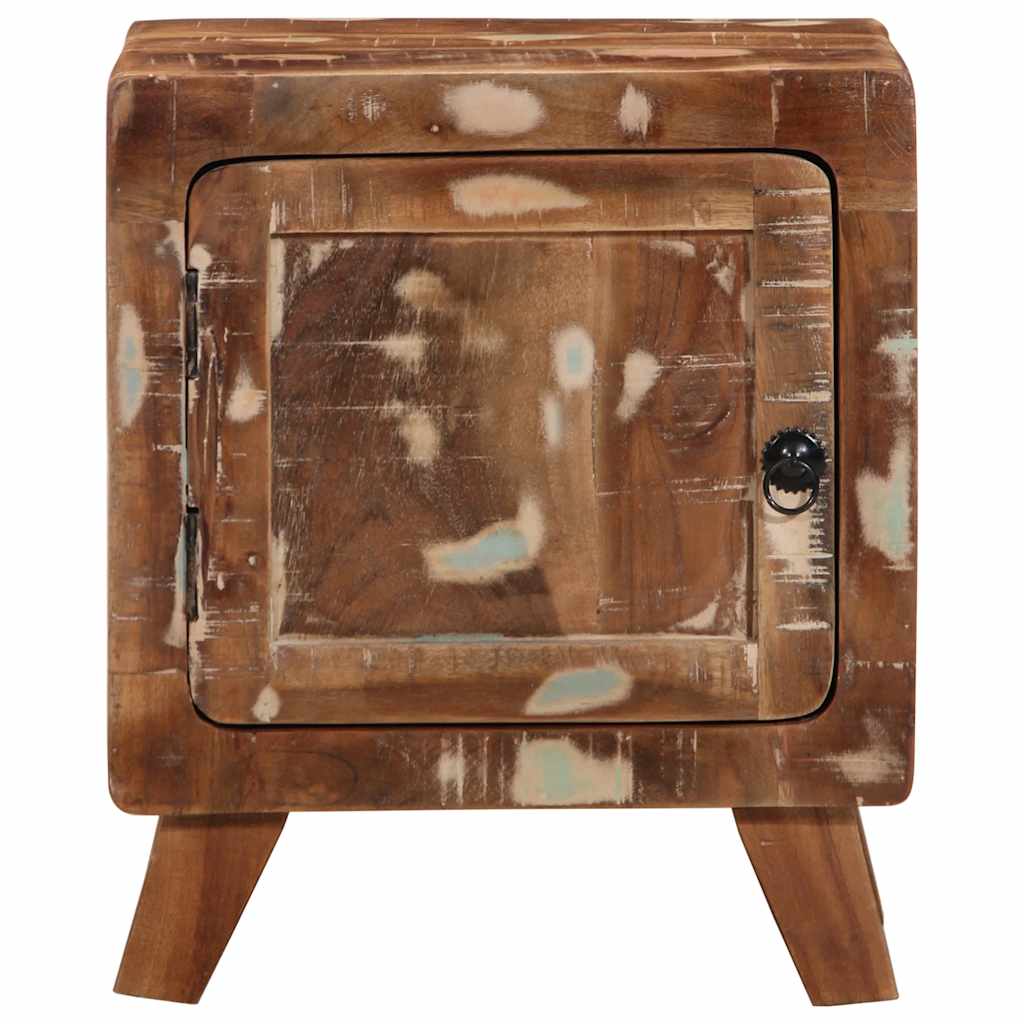 Vidaxl nachtkastje 2 st 40x32x46 cm massief gerecycled hout