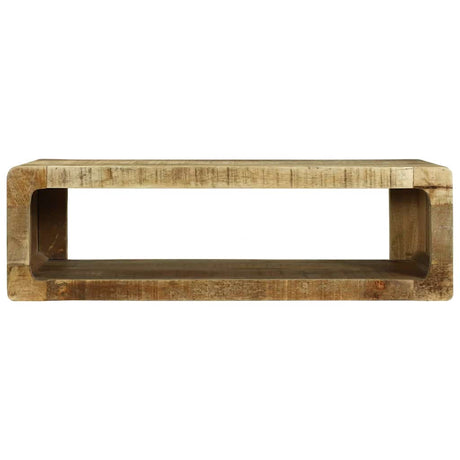 Vidaxl tv-kast bruin 80 x 30 x 25 cm massief mangohout