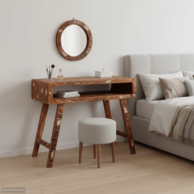 Vidaxl plafondtafel bruin 90 x 76 x 45 cm massief gerecycled hout