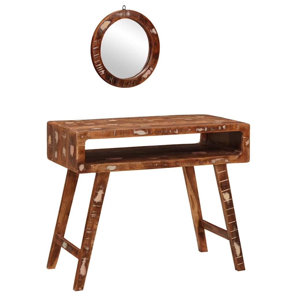 Vidaxl plafondtafel bruin 90 x 76 x 45 cm massief gerecycled hout