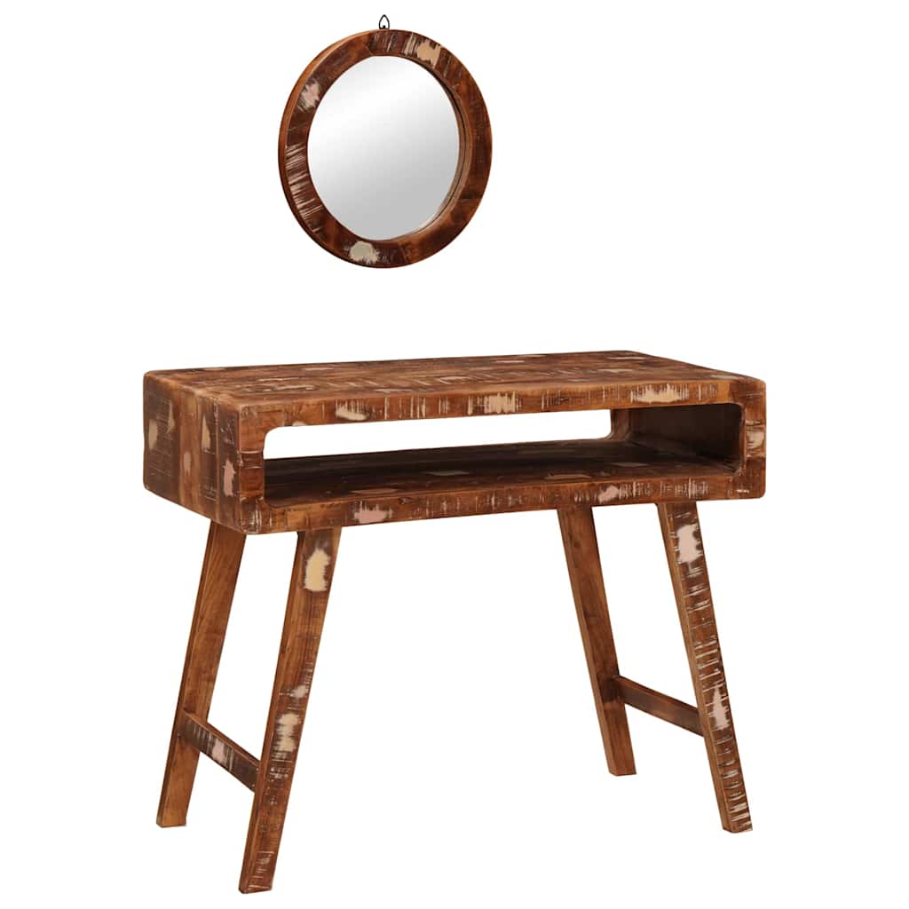 Vidaxl plafondtafel bruin 90 x 76 x 45 cm massief gerecycled hout