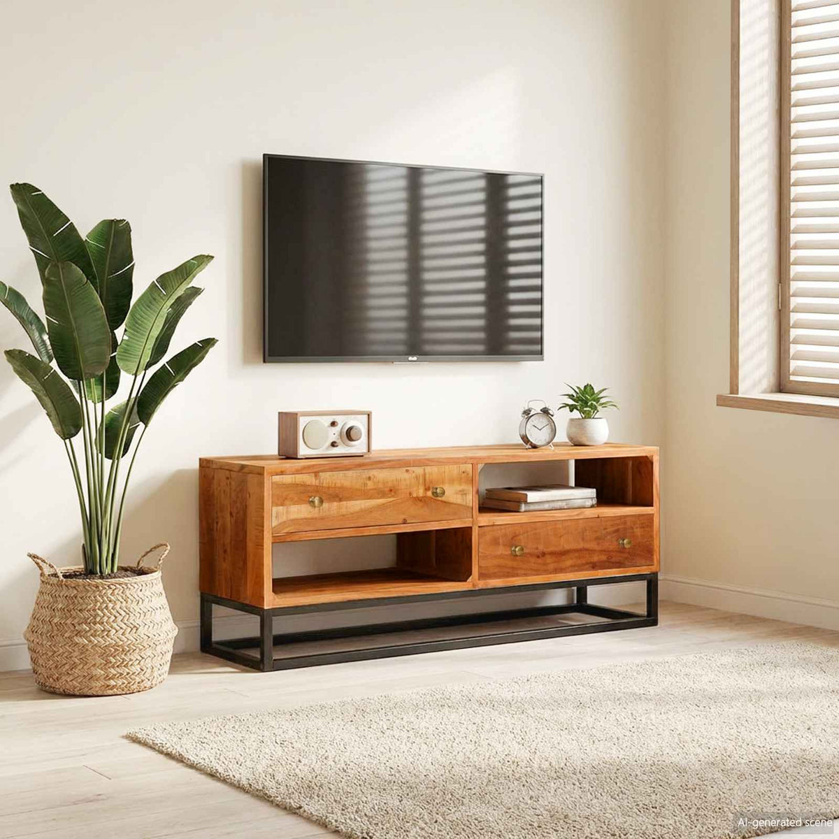 Vidaxl dressoir beta naturel 70 x 30 x 75 cm massief acaciahout
