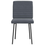 Vidaxl eetkamerstoelen 2 st fluweel donkergrijs
