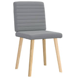 Vidaxl eetkamerstoelen 2 st stof lichtgrijs